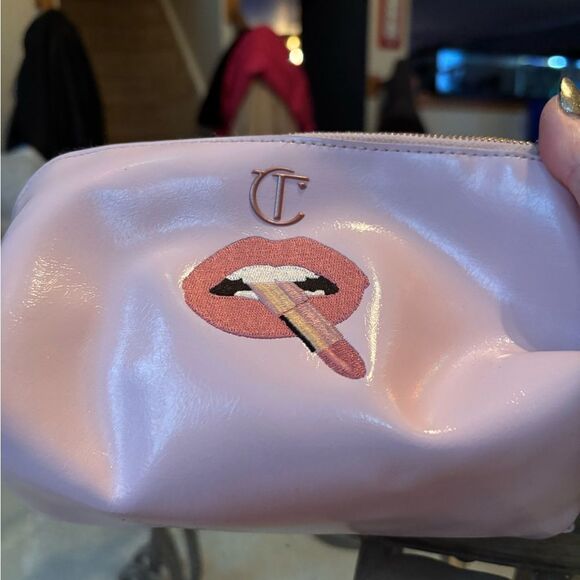 Charlotte Tilbury Light Pink Cosmetic Pouch - Picture 1 of 4